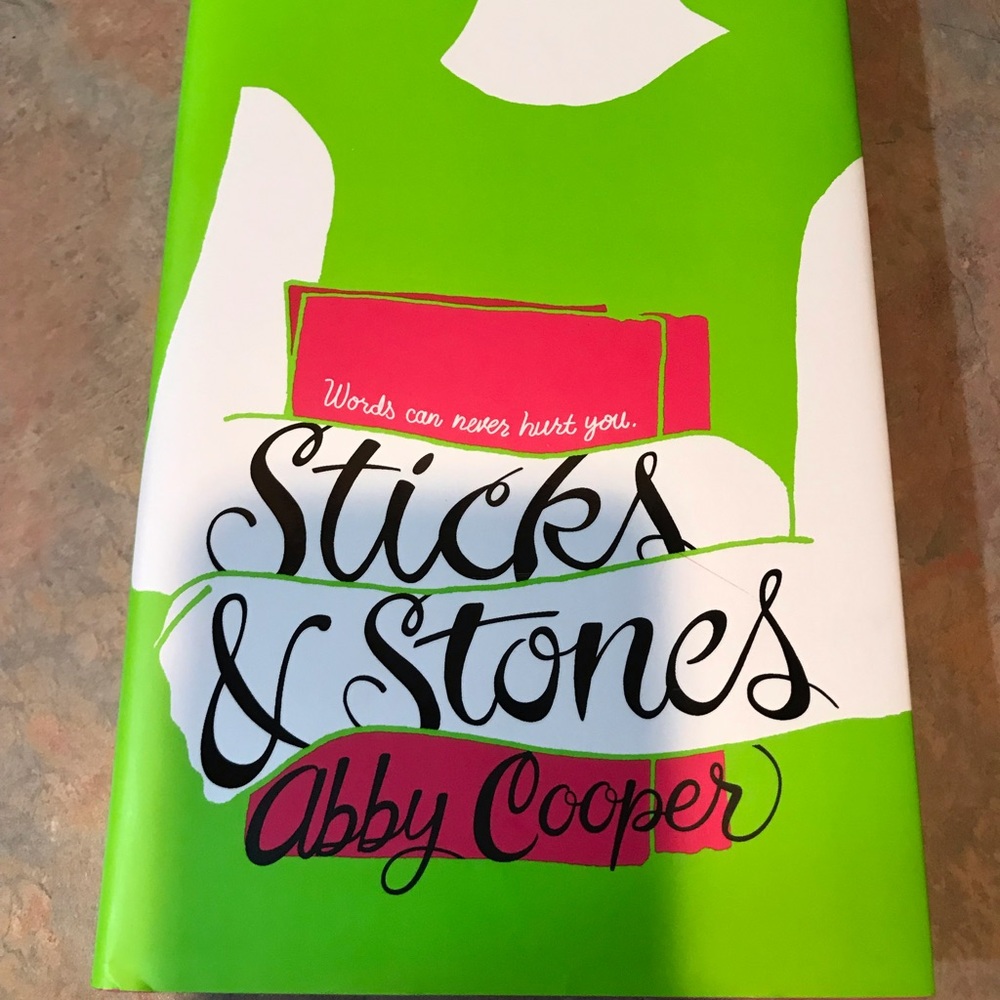 Sticks & Stones by Abby Cooper- hardcover book